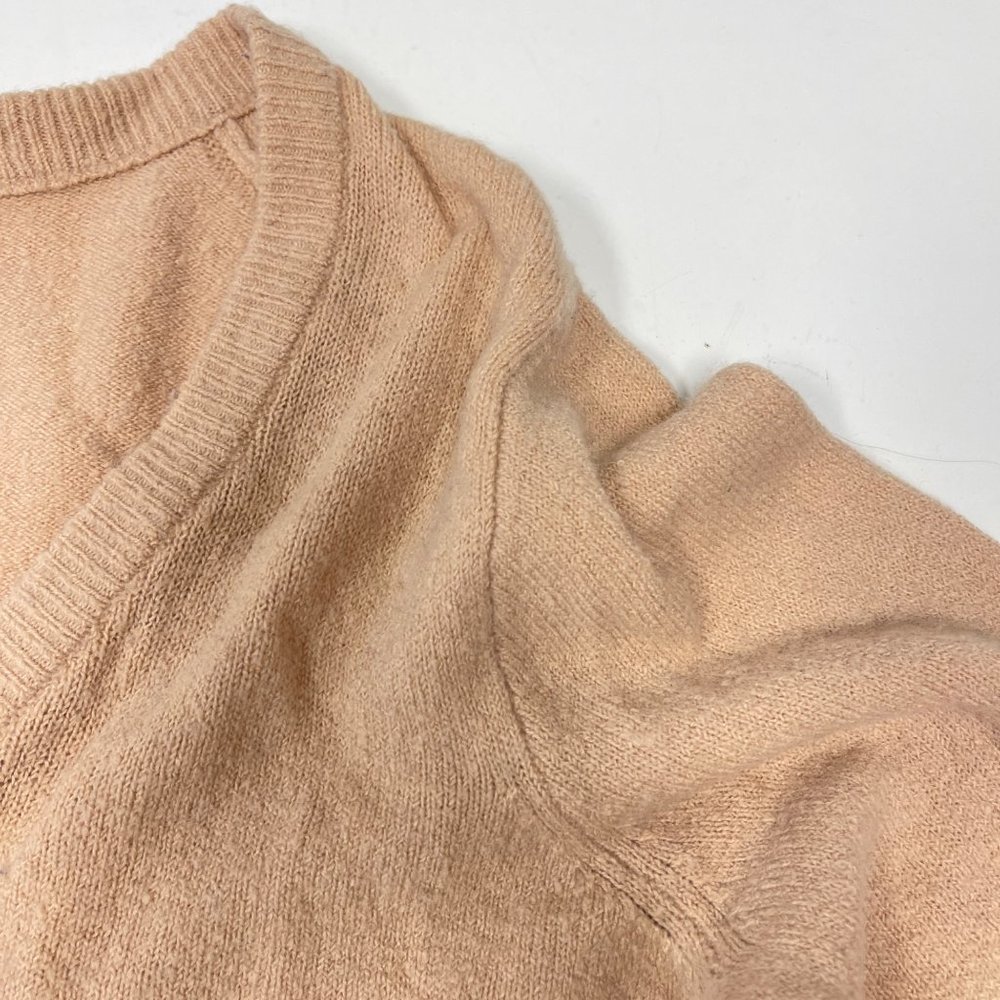 Madewell Blush Pink V-Neck Sweater - Picture 5 of 8